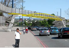 New footbridge