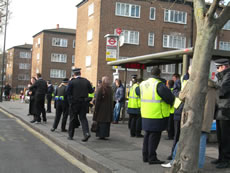 Police and TfL on the Vale, Acton