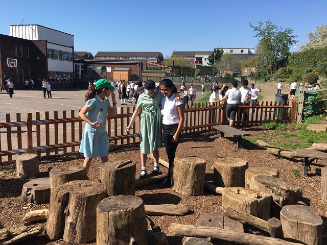 Children playing at GDPS