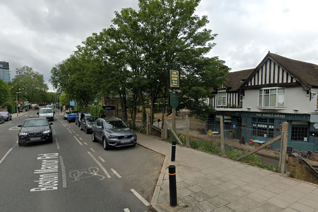 The Kings Arms pub on Boston Manor Road