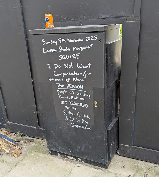 Cabinet graffiti