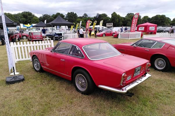 Red classic car