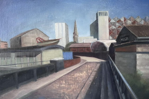 Dock Road by Vicki Cooke - Brentford is host to a thriving artistic community