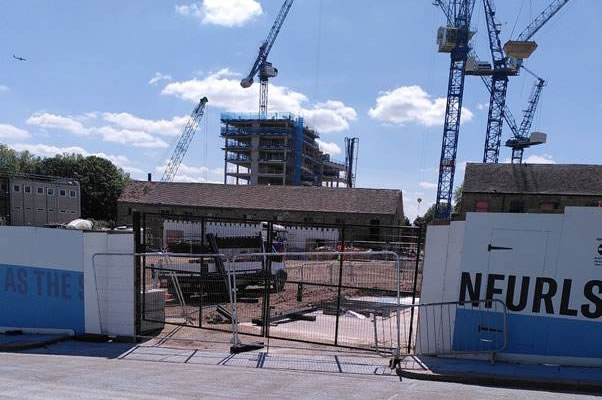 Brentford High Street construction site