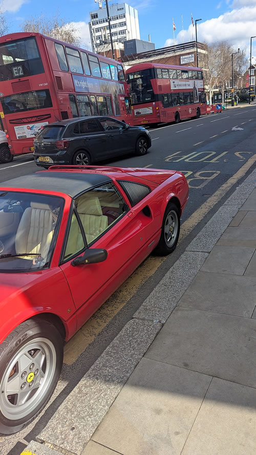 Illegal parking on high street 