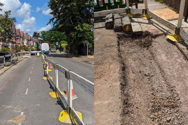 windmill road roadworks