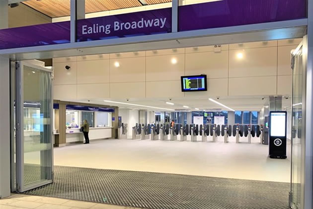 New ticket hall at Ealing Broadway station
