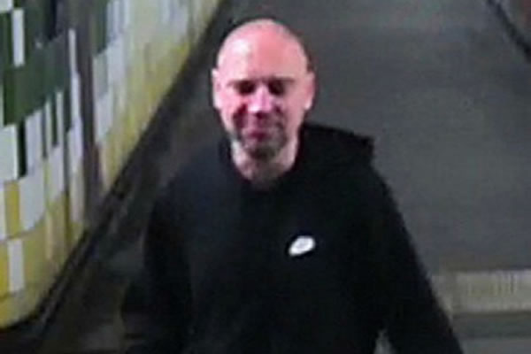 Police wish to speak to this man about criminal damage on Hanger Lane
