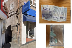 Drugs, Knife and Counterfeit Cash Seized in Haven Place