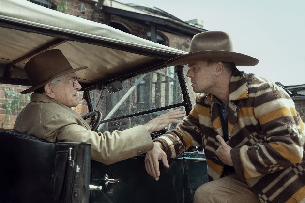 Robert de Nero and Leonardo DiCaprio in Killers of the Flower Moon 