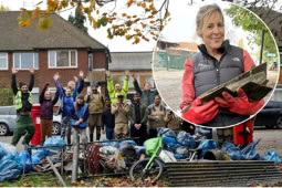 Mel Giedroyc Joins LAGER Can Litterpickers