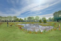 Lammas Park Drainage Project Work Resumes