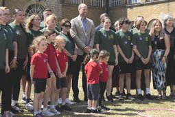Prince William Pays Visit to London Welsh School