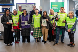 Rupa Huq Joins Samaritans at Ealing Broadway Station