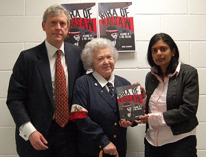 George Danuta and Rupa Huq at book launch