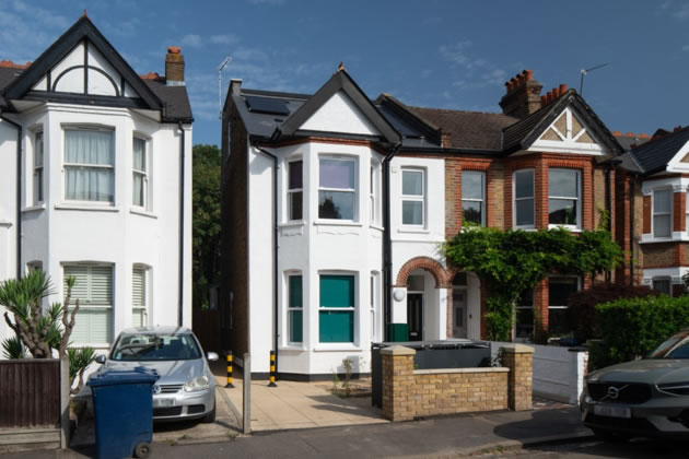 Two Victorian townhouses have been converted 