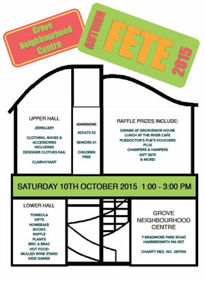 Grove Neighbourhood Centre Autumn Fete