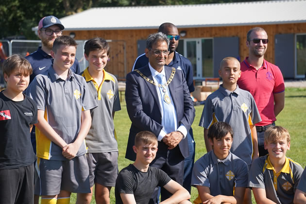 The Mayor of Ealing was on hand to open the new facility 
