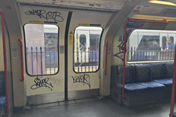 Central Line Graffiti Makes Tube Like 