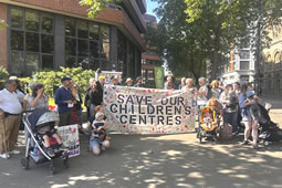 Protest Held Against Closures of 13 Children