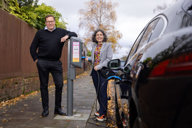 Guy Bartlett, CEO of Believ and Cllr Deirdre Costigan 