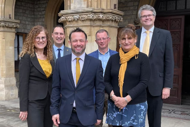 The Liberal Democrat's Shadow Cabinet on Ealing Council 