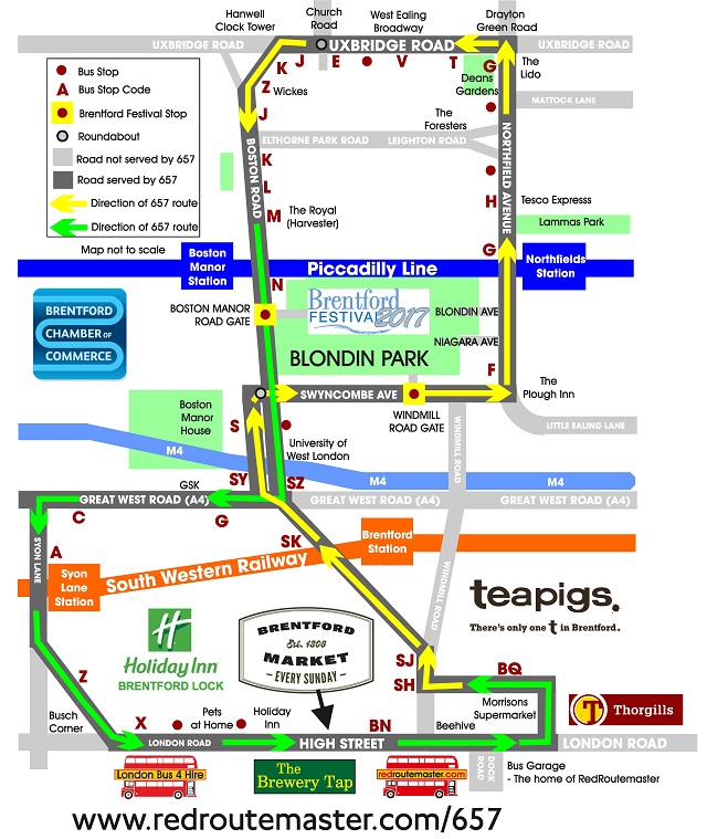 Routemaster map