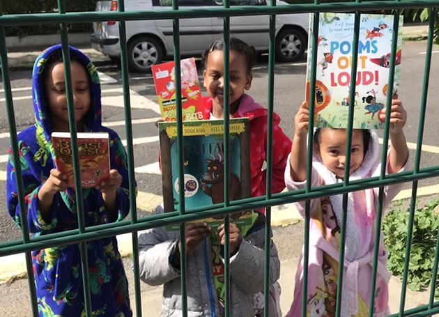 Lockdown Library at Old Oak Primary School