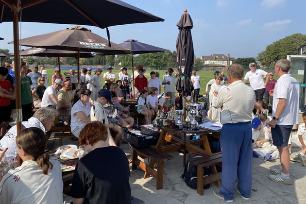 Last year’s junior cricket festival at Old Actonians. Picture: Twitter/Tamlyn Worrall