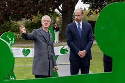 Prince of Wales Unveils Gunnersbury Park Humanitarian Memorial