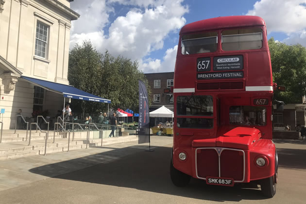 A bus owned by Redroutemaster of Brentford