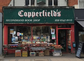 Copperfields book shop in Wimbledon